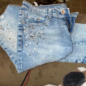 diamond skinny jeans